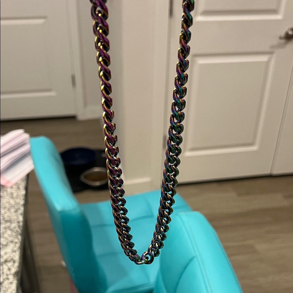 Multicolor Chain Necklace